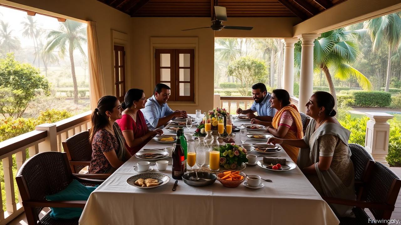 Family Breakfast and Farewell — Both families share one final breakfast together, reliving three days of celebration and laughter.